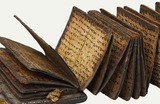 Objekt: Leporello-Buch mit Handschrift in Batak-Sprache