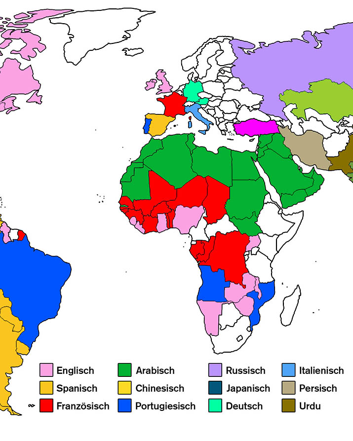 Grafik: Sprachen der Welt