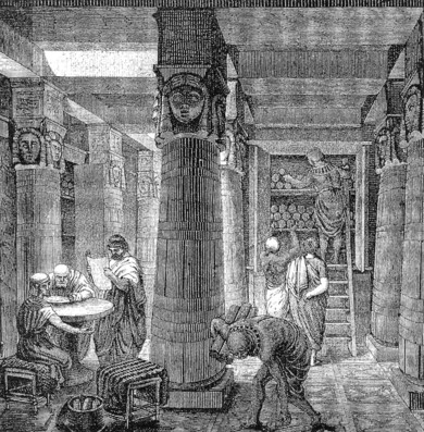 Abbildung: Bibliothek von Alexandria
