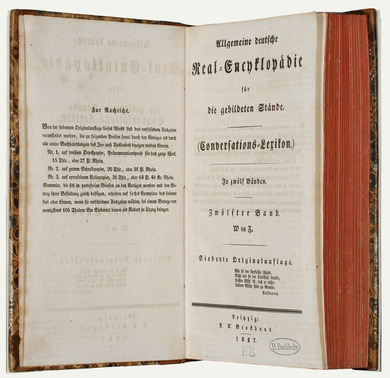 Konversationslexikon: Brockhaus 1827, volume 12